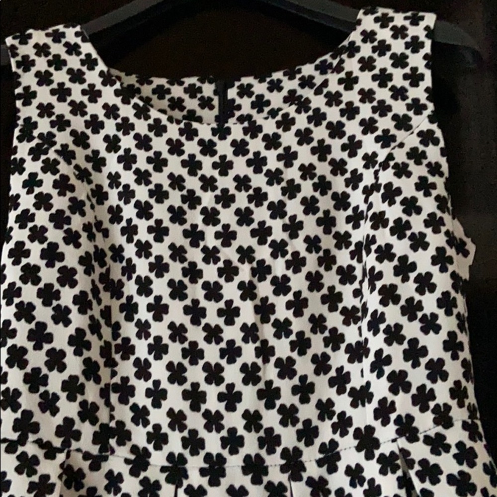 PLEATED SLEEVELESS FIT & FLAIR DRESS - Picture 3 of 9